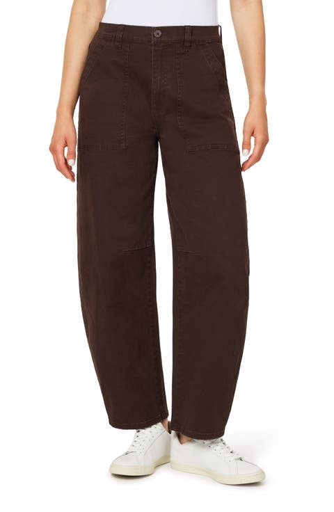 Relaxed Cargo Barrel Jeans