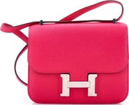 Pre-Owned Hermes Constance Bag Chevre Mysore 18