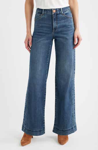 Wit & Wisdom Gracie Skyrise Double Side Seam Wide Leg Jeans