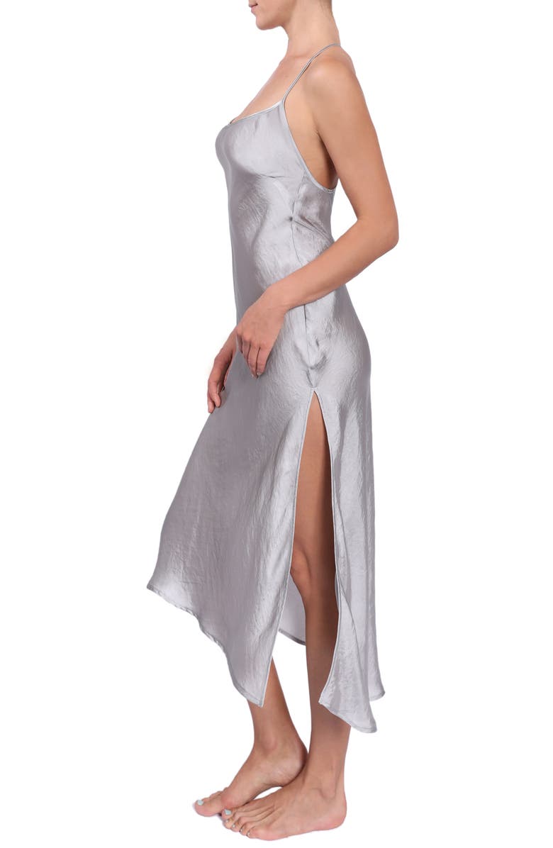 Everyday Ritual Sloan T-Back Slipdress, Alternate, color, Oyster Grey