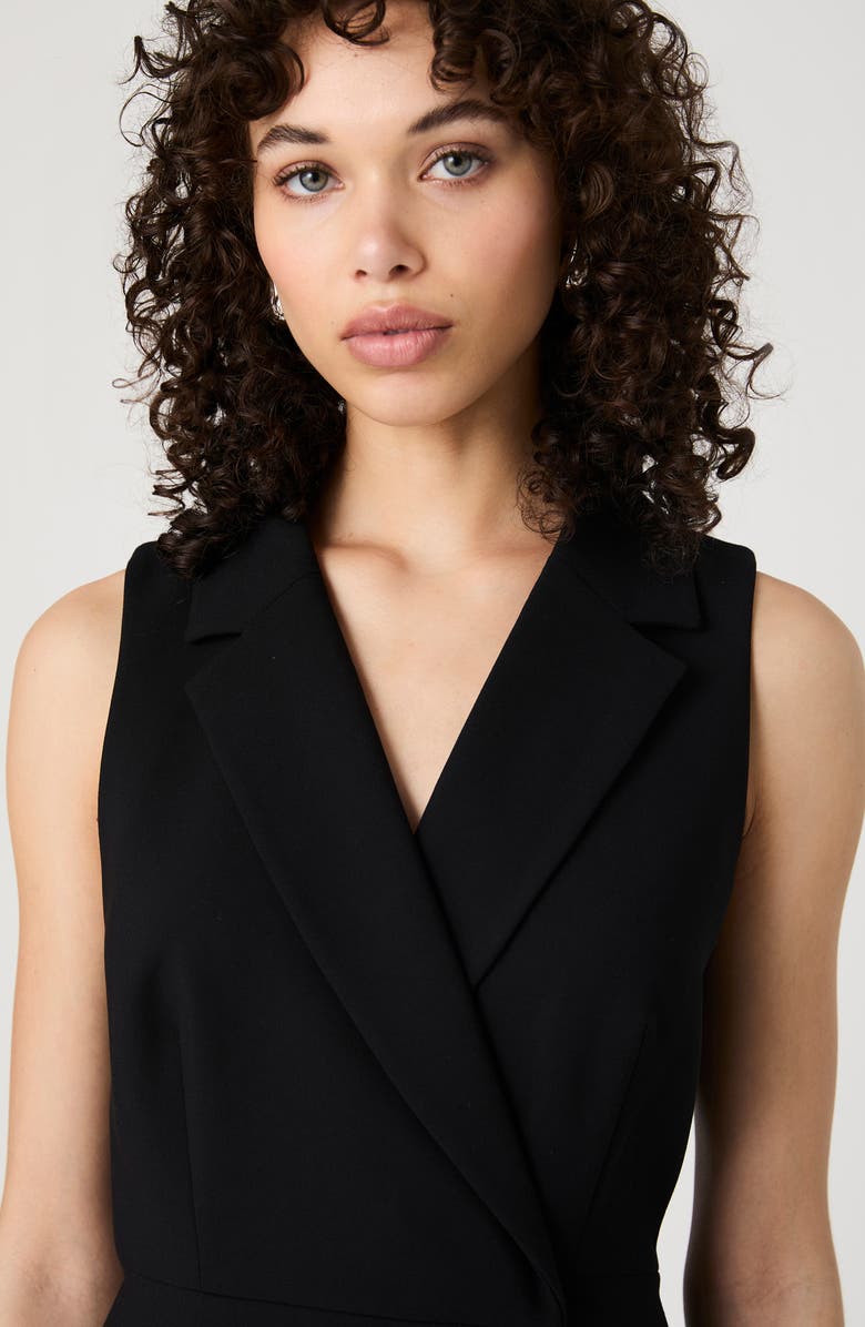 Whisper Sleeveless Double Breasted Blazer Minidress
