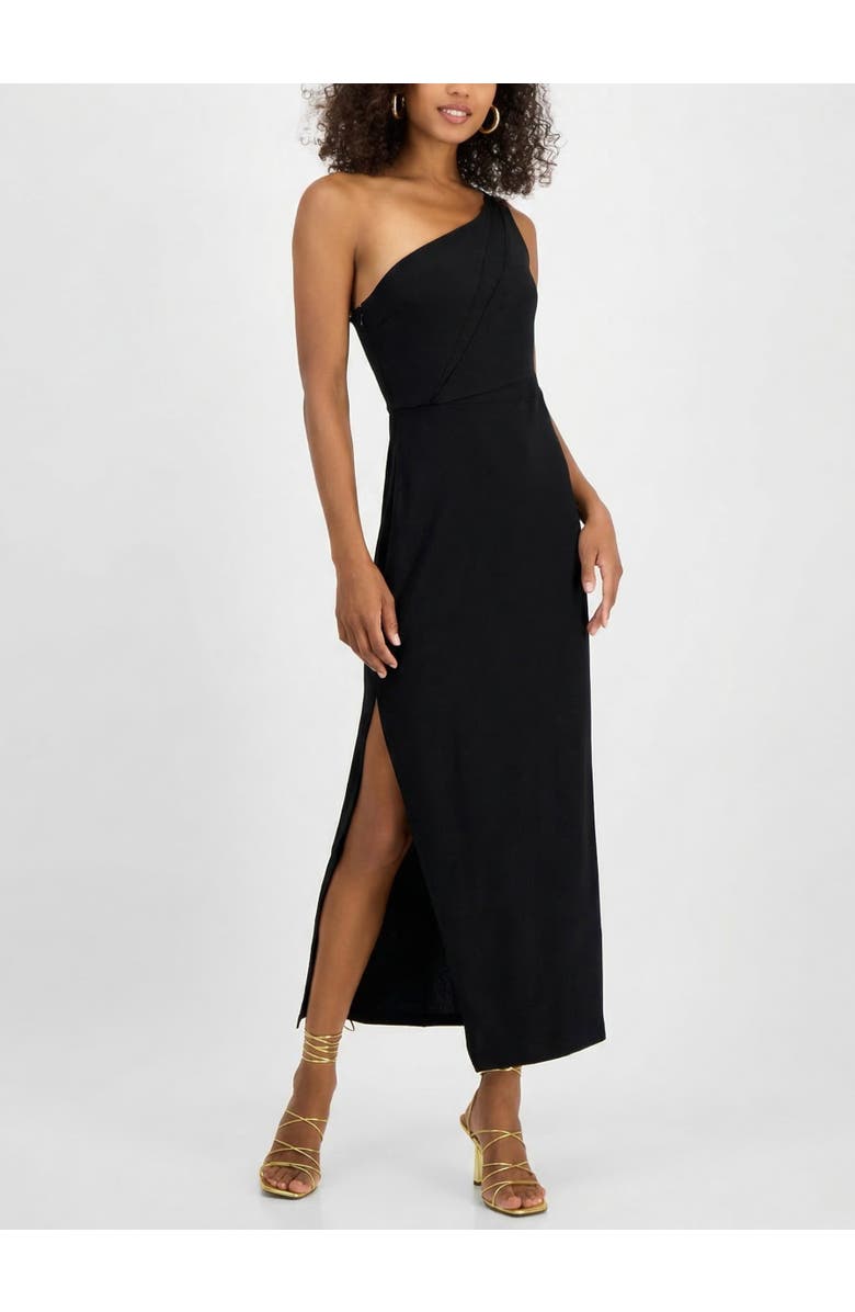 RACHEL Rachel Roy Veanne One Shoulder Maxi Dress, Alternate, color, Black