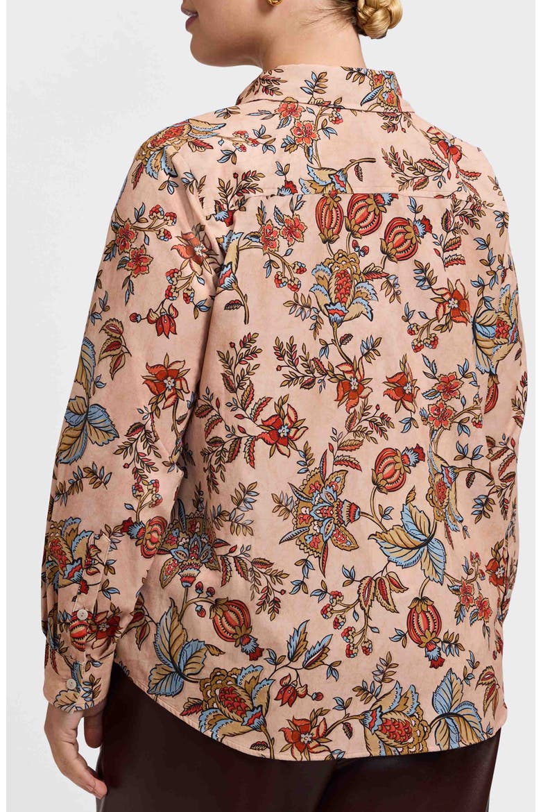 Hampton Autumn Corduroy Button-Up Shirt, Alternate, color, CAMEL MULTI