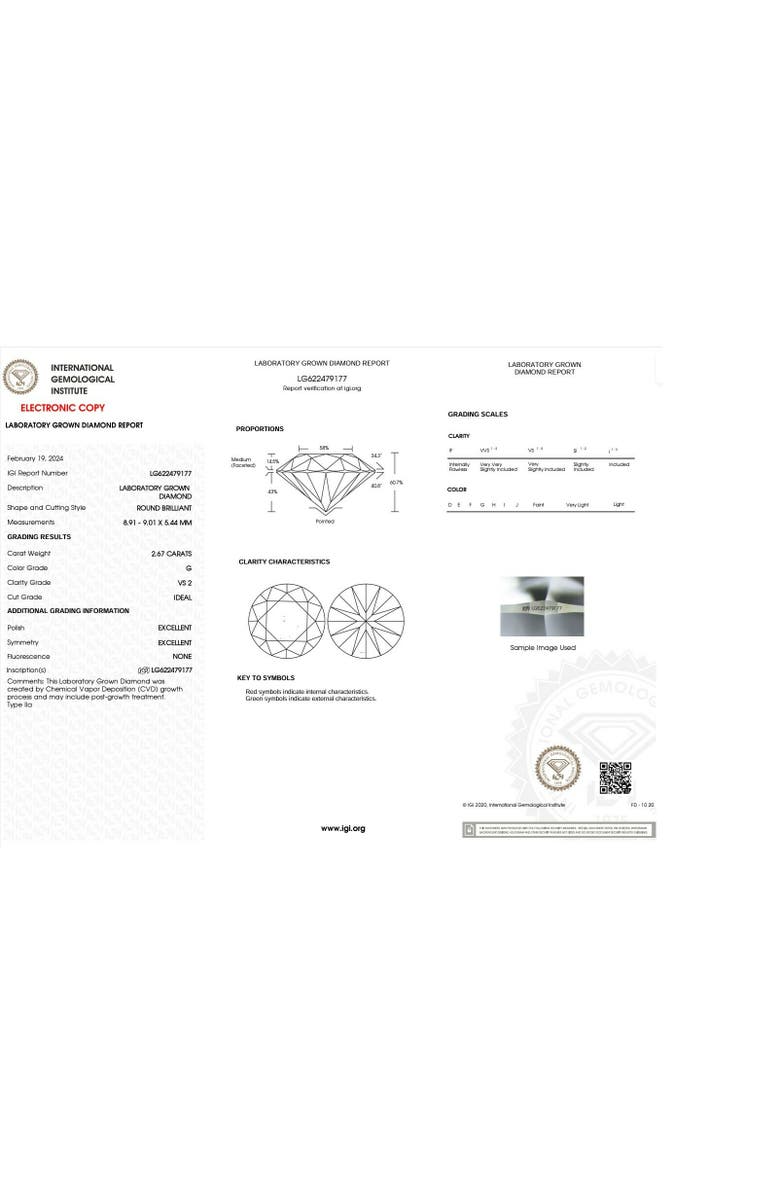 Bliss Diamond Certified 3.39 CT Diamond Engagement Ring 14k Gold Micro Pave Lab Grown, Alternate, color,