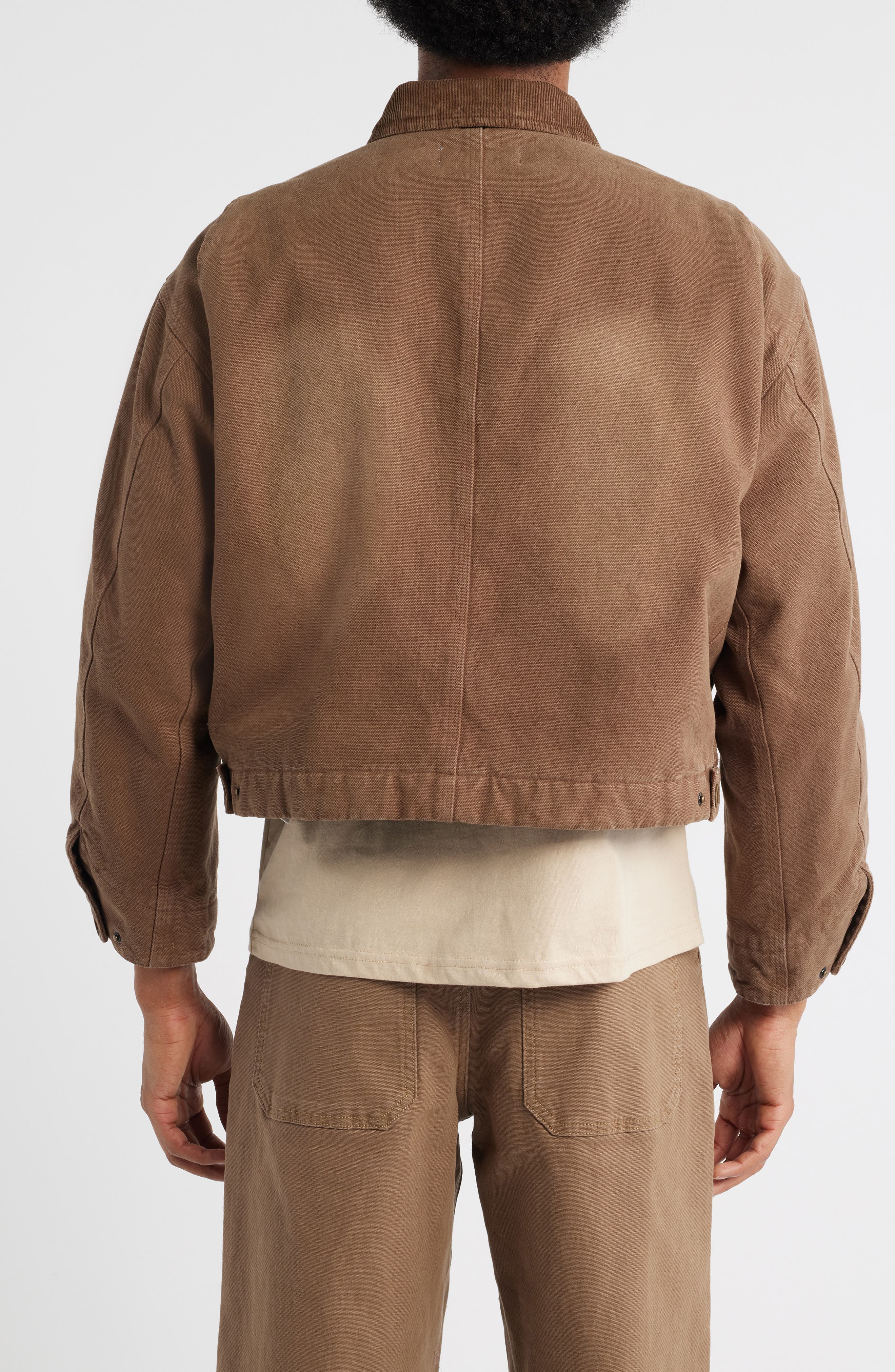 Wordmark Cotton Canvas Work Jacket - image 2