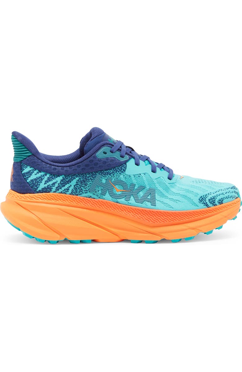 HOKA Challenger 7 Running Shoe, Alternate, color, Ceramic / Vibrant Orange
