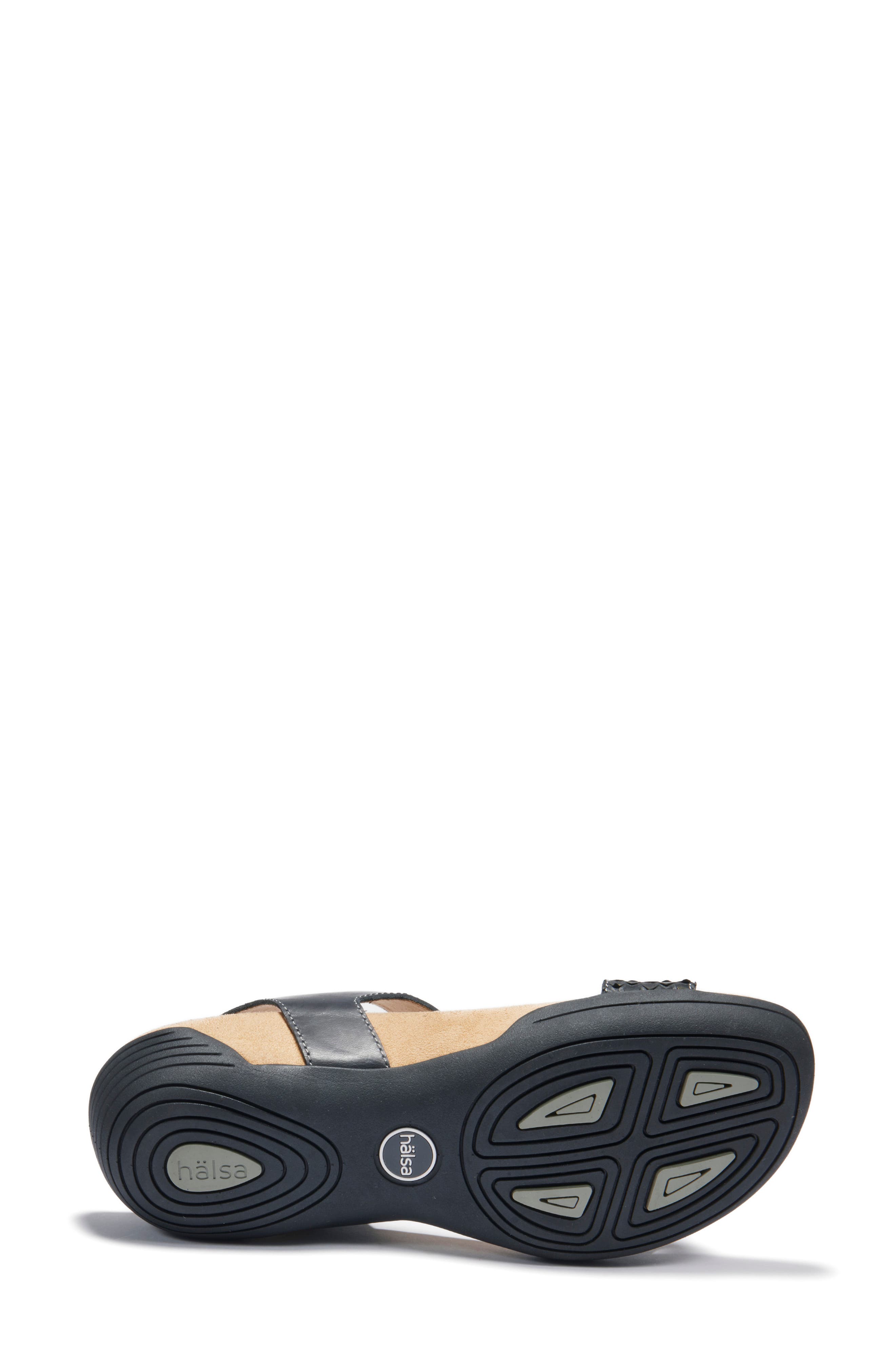 Hälsa Footwear Dominica Sandal, Alternate, color, Black Leather