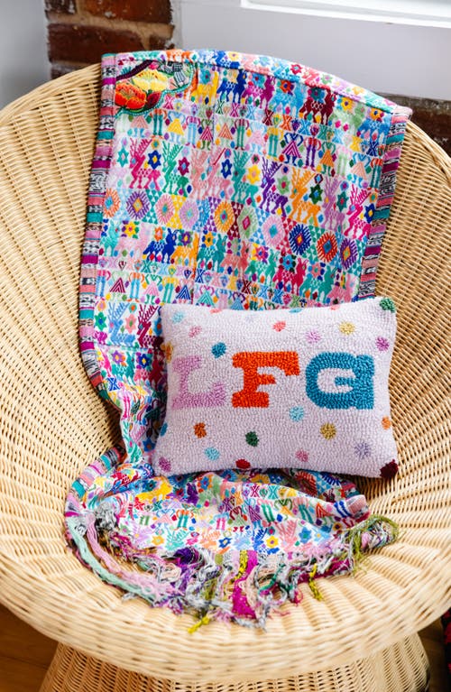 Furbish Lfg Hook Pillow In Multi