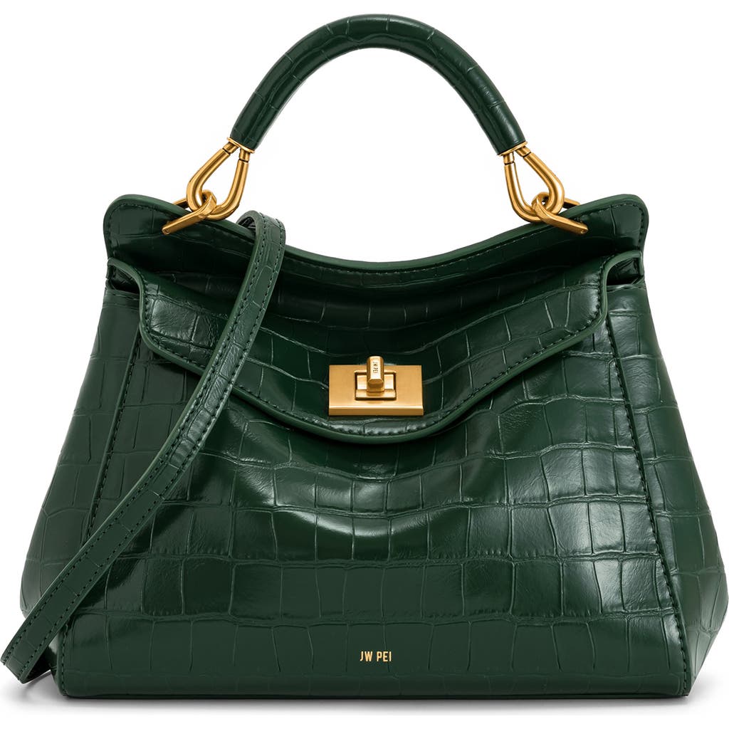 Jw Pei Lucia Faux Leather Top Handle Bag In Green