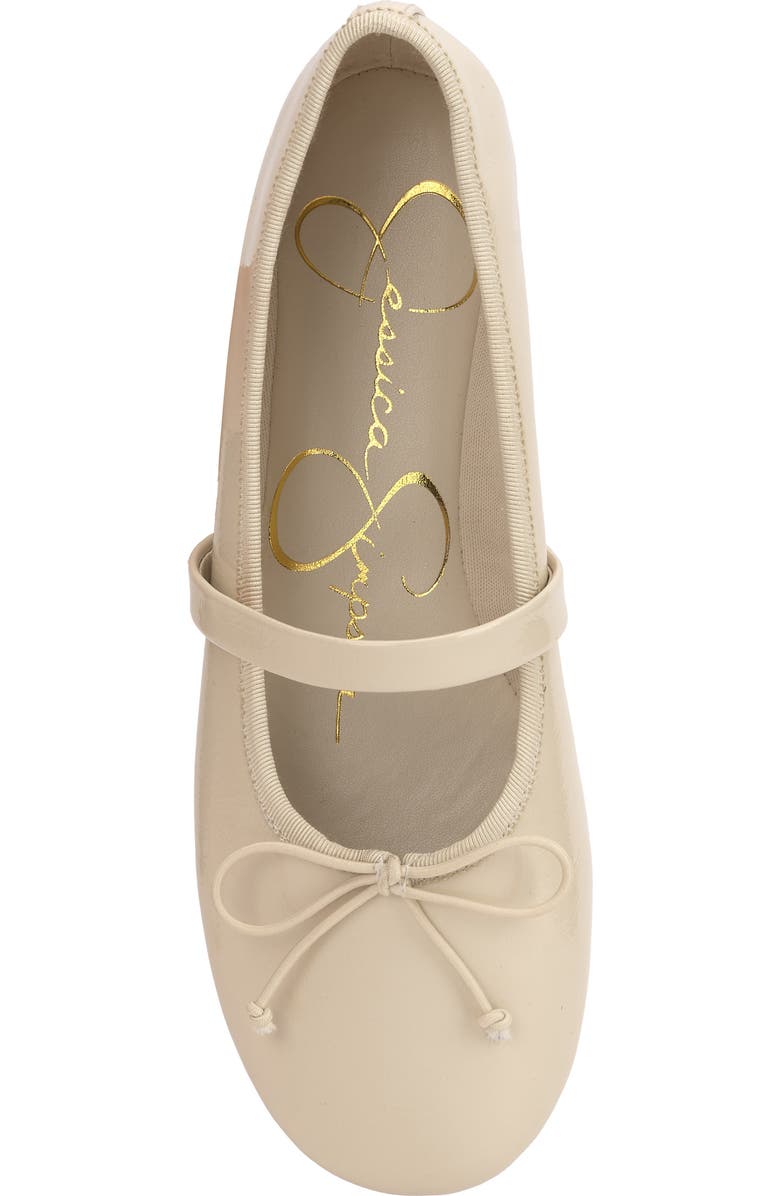 Jessica Simpson Azalina Mary Jane Flat, Alternate, color, Soft Ivory