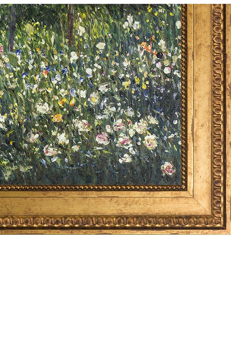 OVERSTOCK ART Picking Flowers, 1875 - Framed Oil Reproduction of an Original Painting By Pierre-Auguste Renoir, Alternate, color,