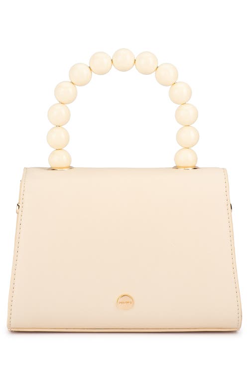 Olga Berg Wendy Acrylic Bead Top Handle Bag