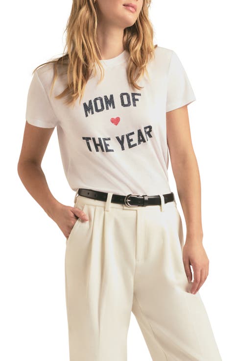 Mom of the Year Graphic T-Shirt