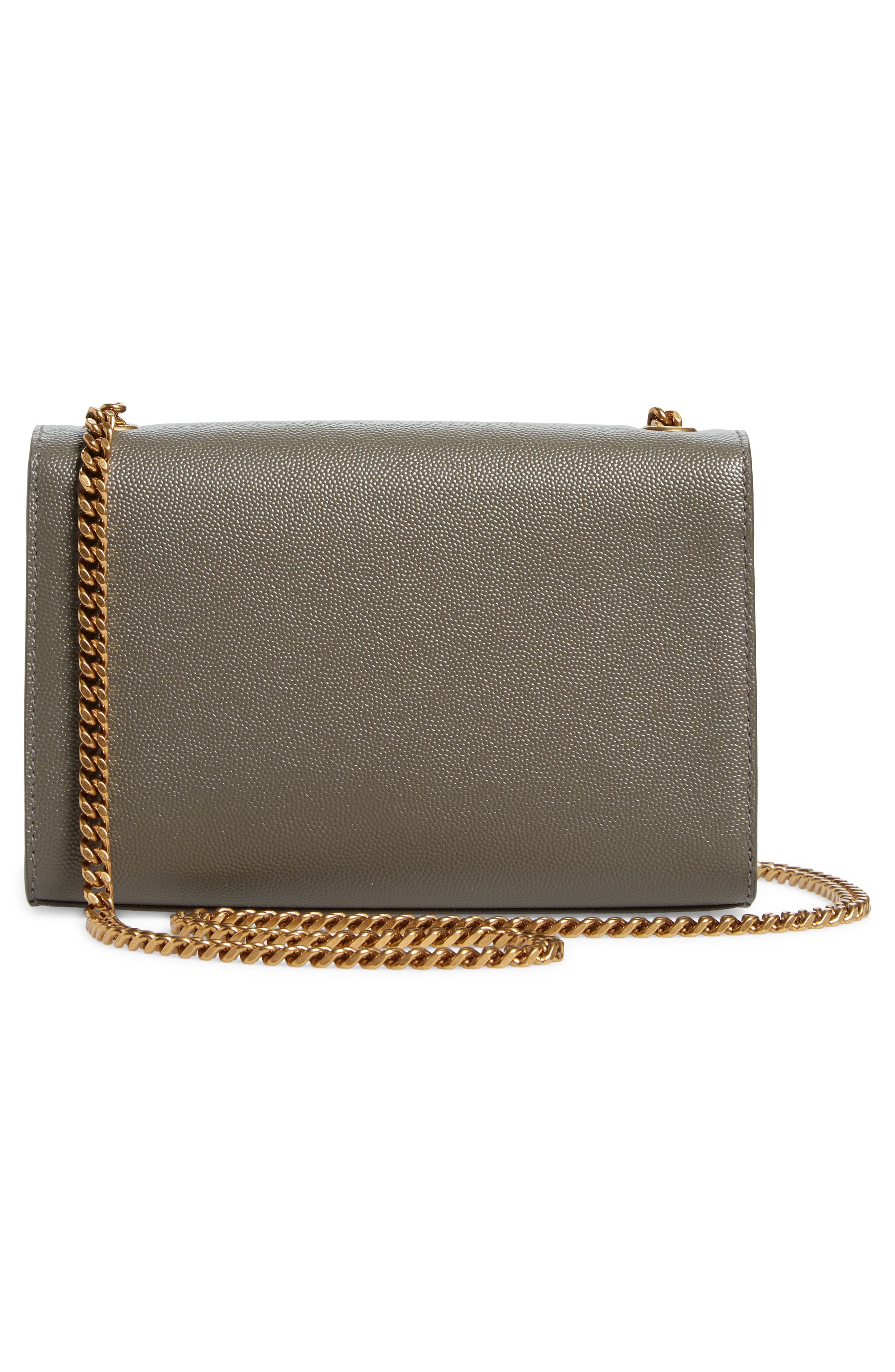 Saint Laurent Small Kate Leather Crossbody Bag, Alternate, color, 