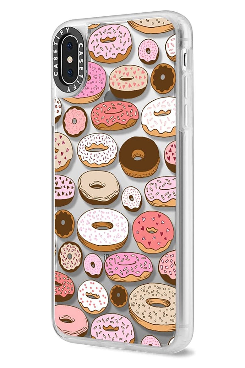 Donuts Forever iPhone X/XS, XS Max & XR Case, Alternate, color, MULTI PINK