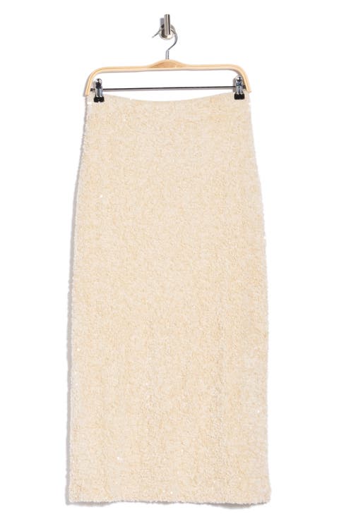 Sequin Velvet Skirt