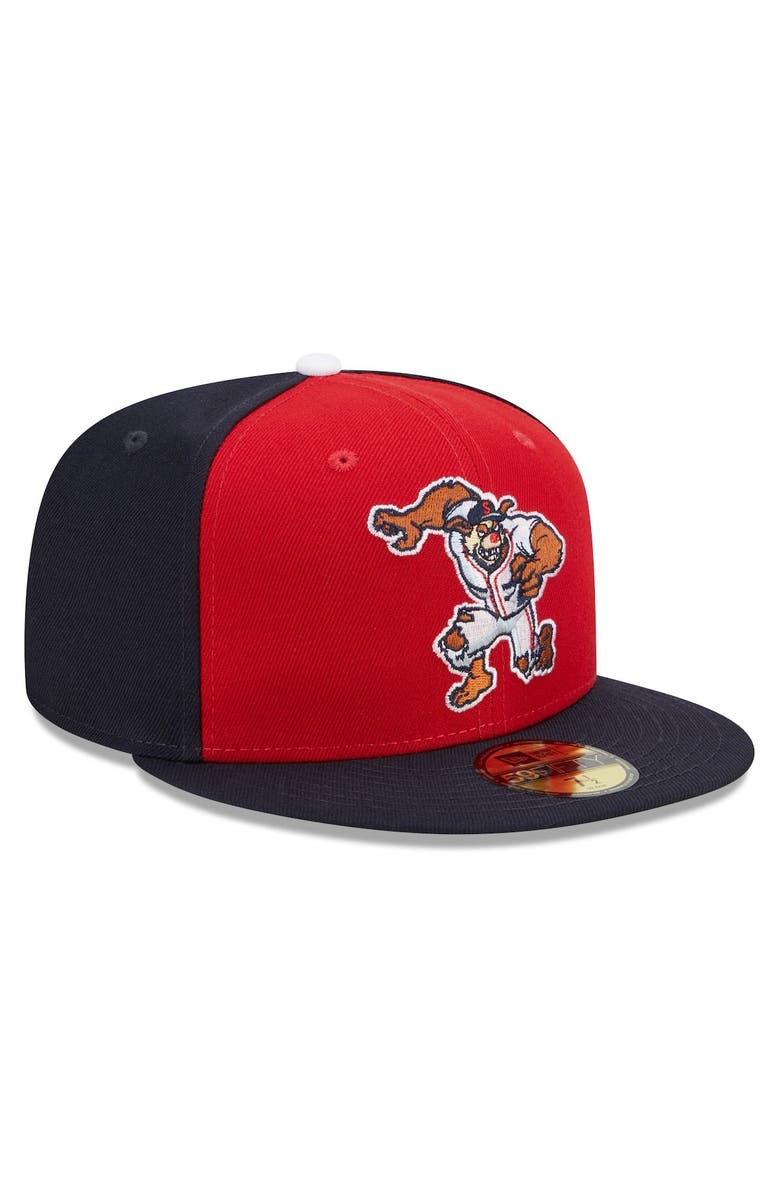 New Era Men's New Era Red/Navy Salem Red Sox Marvel x Minor League 59FIFTY Fitted Hat, Alternate, color, 