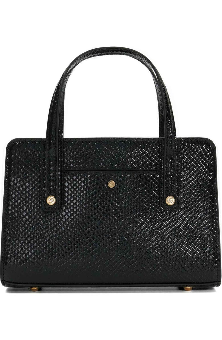 Dune London Dinkydenbeigh Top Handle Bag, Alternate, color, Black