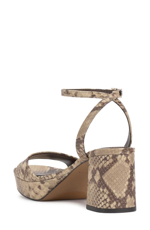 Vince Camuto Pendreya Platform Sandal In Animal Print