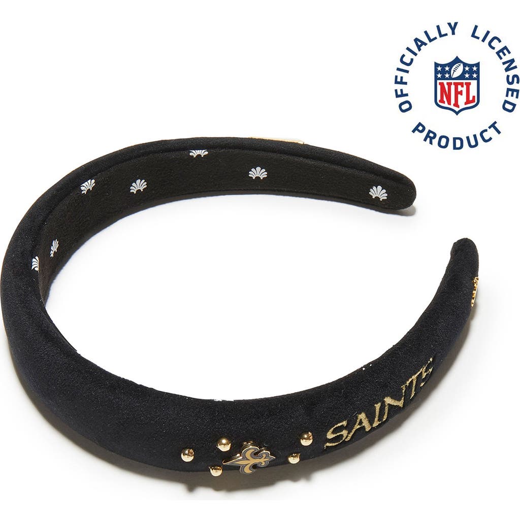 Lele Sadoughi New Orleans Saints Charlotte Headband In Black