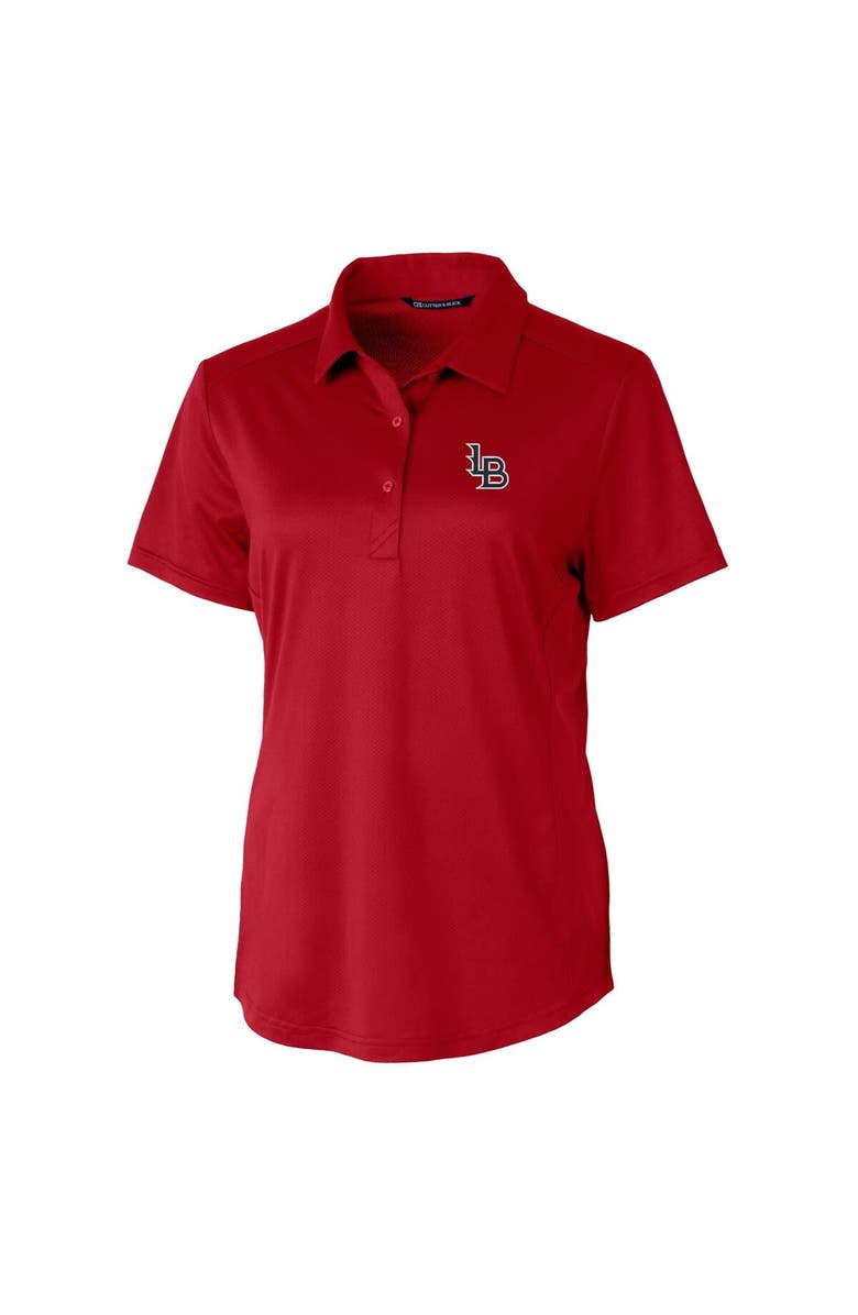 Cutter & Buck Women's  Cutter & Buck  Red Louisville Bats Prospect Textured Stretch Polo, Alternate, color, 