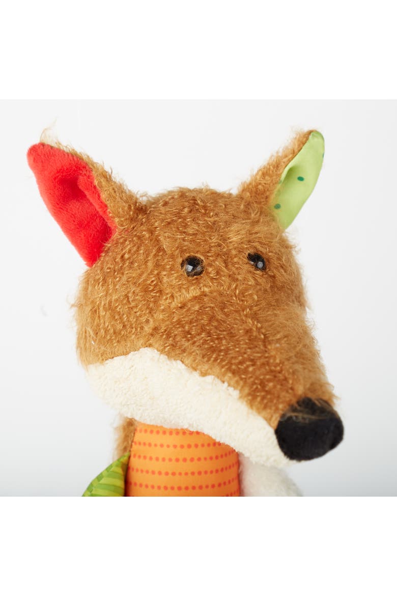 Patchwork Striped Fox Plush Toy, Alternate, color, Multicolored