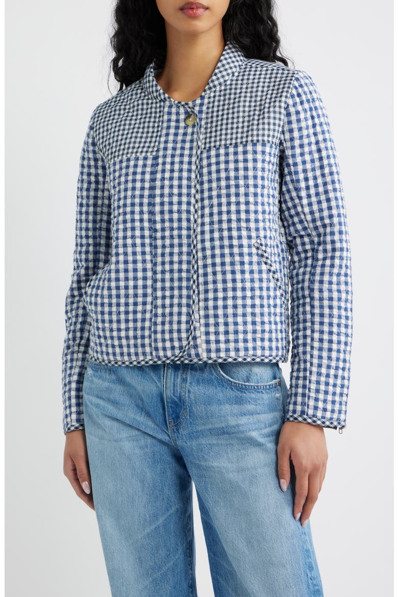 Carlos Quilted Jacket, Alternate, color, BLUE CHECK GHOST