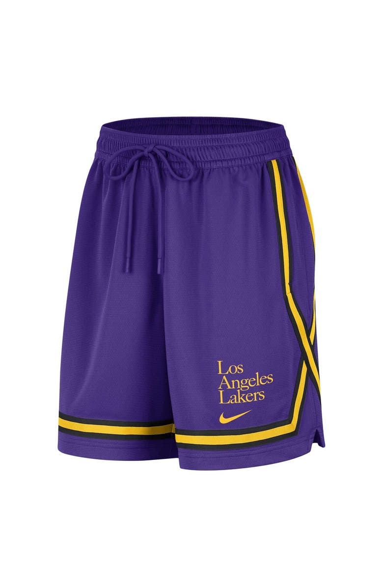 Nike Women's Nike Purple Los Angeles Lakers Authentic Crossover Fly Performance Shorts, Alternate, color, Purple