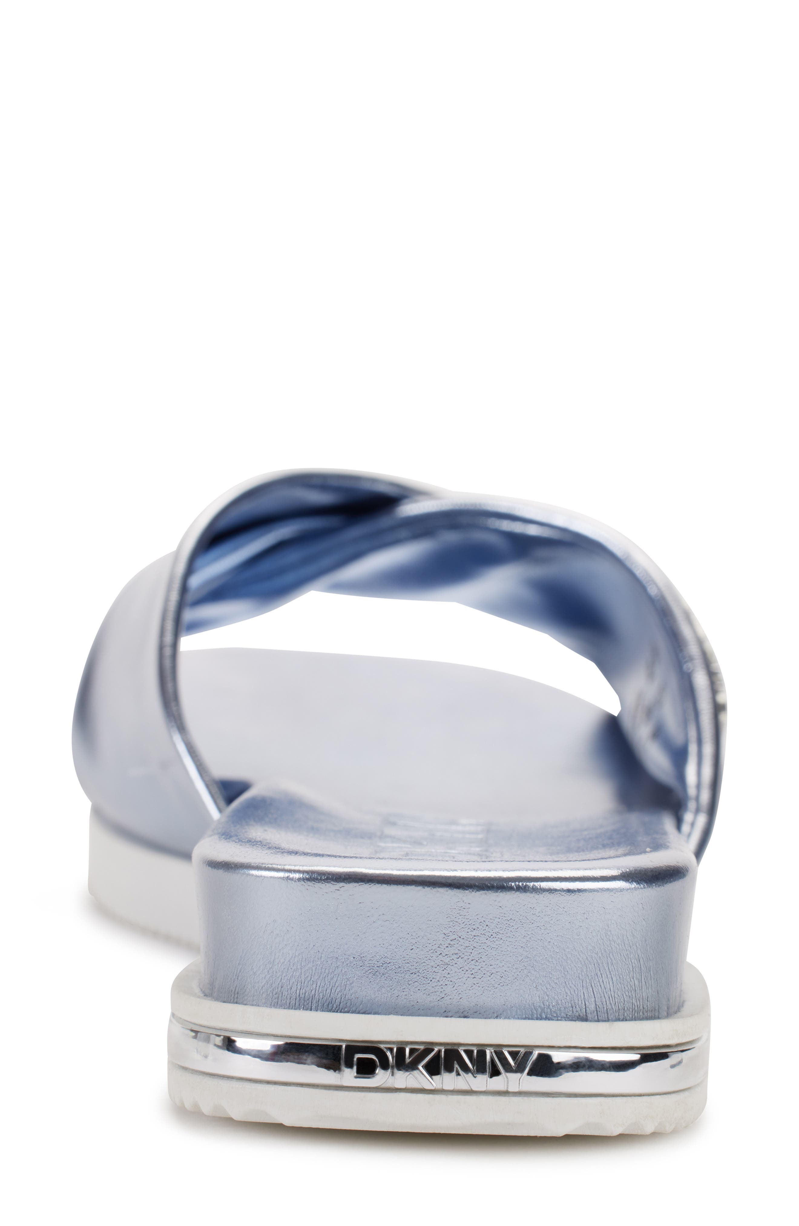 Jezebel Slide Sandal, Alternate, color, METALLIC BLUE