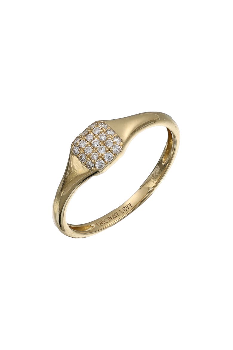 Diamond Trend Ring (Nordstrom Exclusive), Main, color, 18K YELLOW GOLD