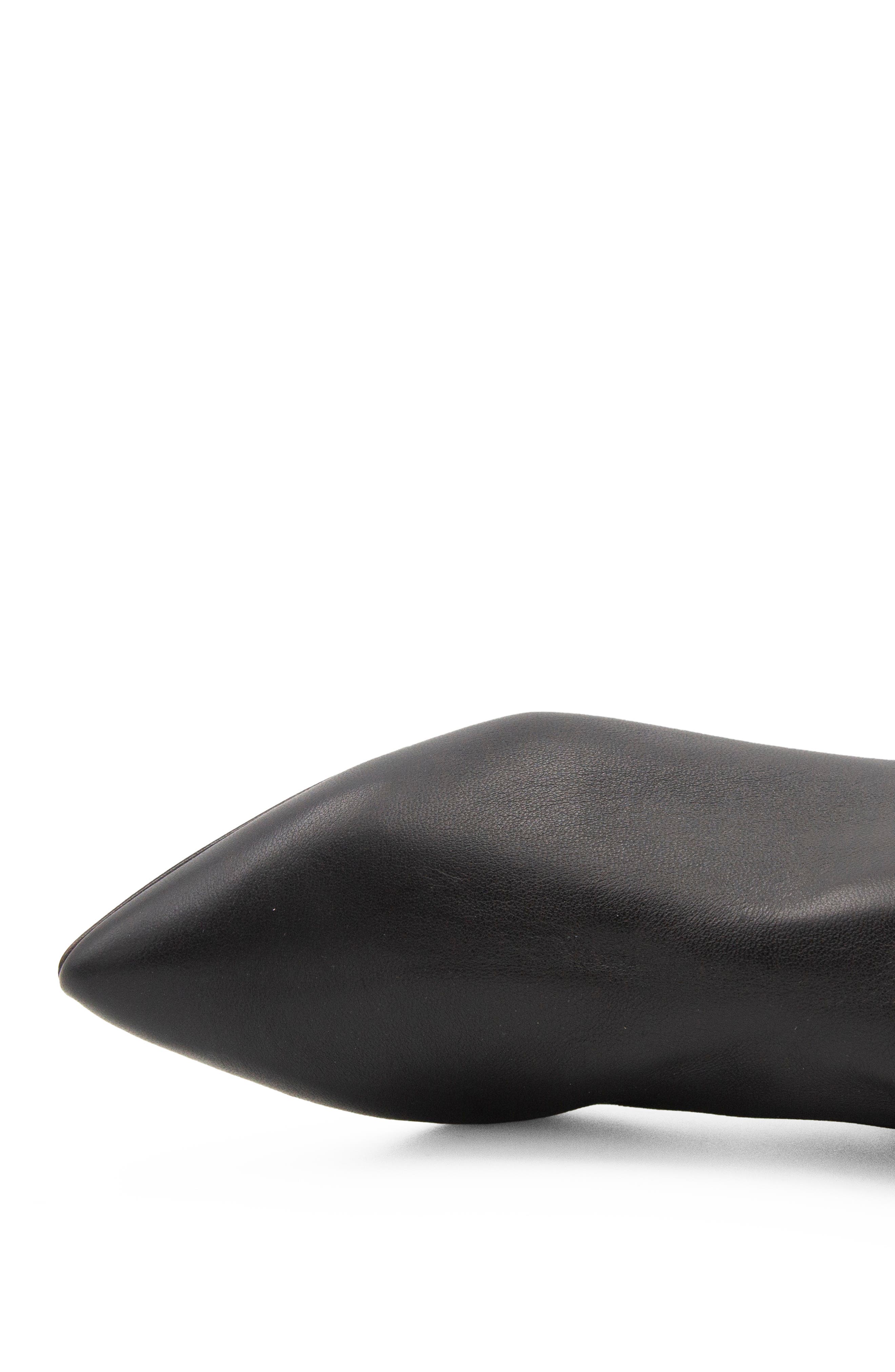 Amalfi by Rangoni Alpaca Pointed Toe Bootie, Alternate, color, Black Etoile