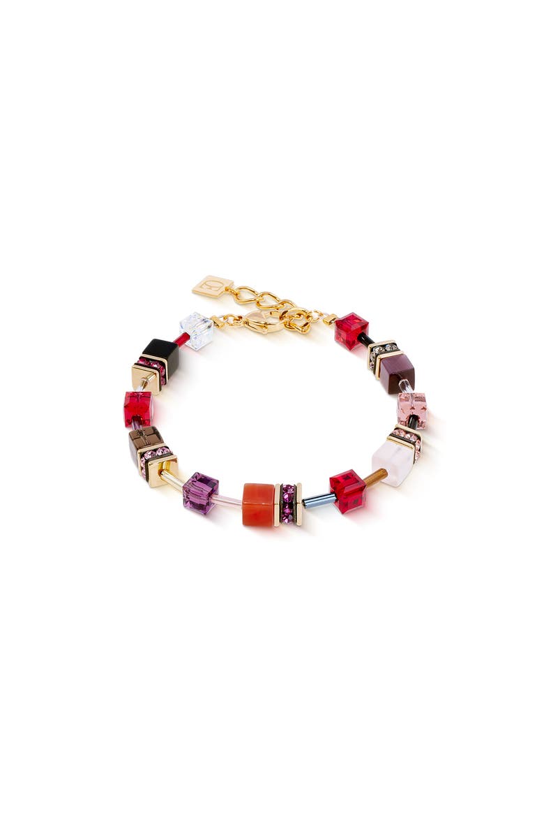 Geocube® Iconic Precious Bracelet, Main, color, Festive Red
