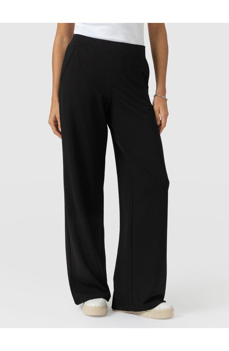 Saint + Sofia Victory Straight Leg Pant, Alternate, color, Black