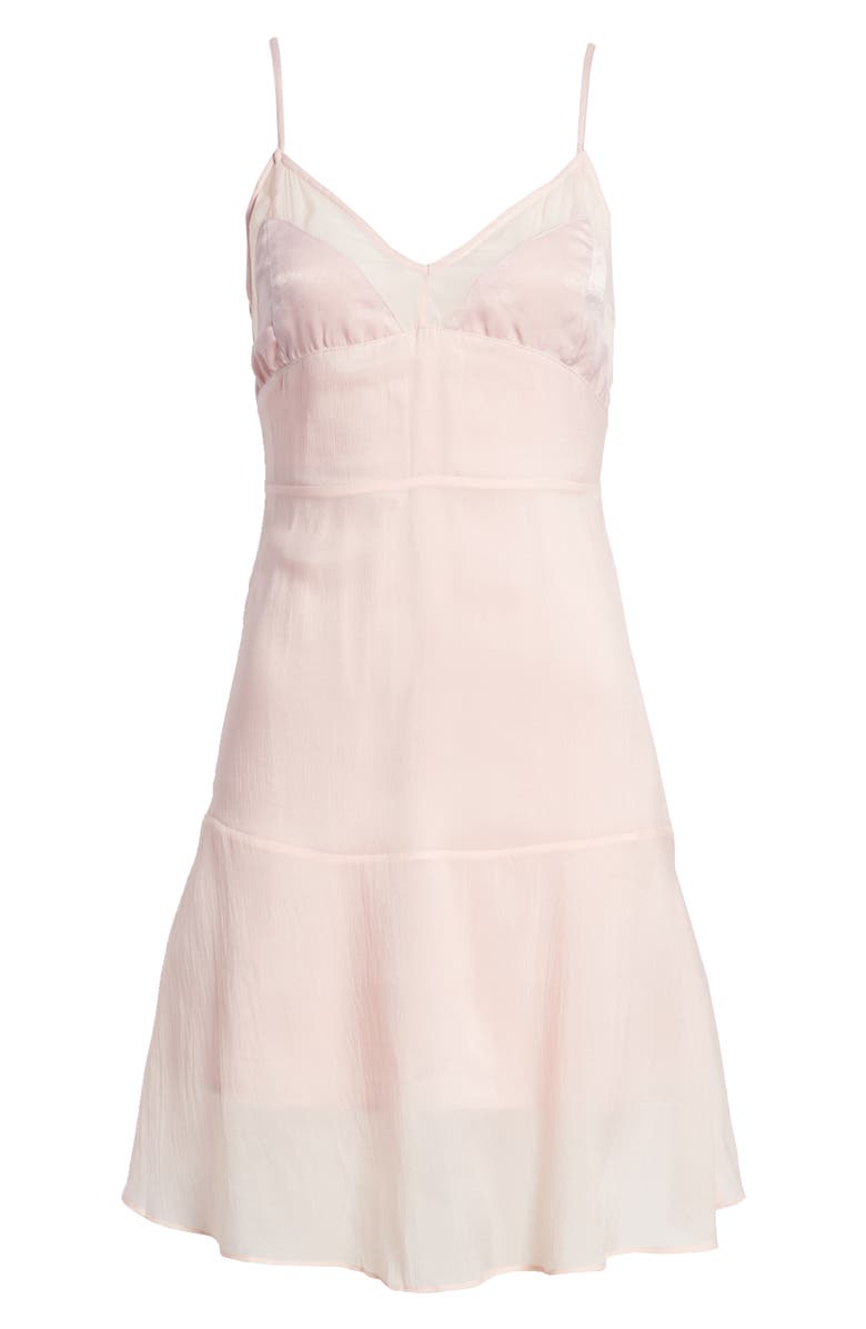 Endless Rose Satin Contrast Slipdress, Alternate, color,