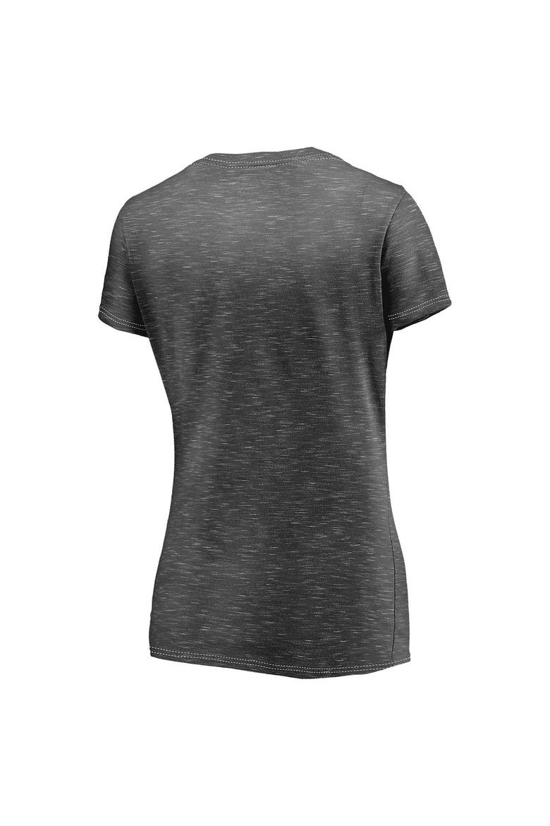 Women's Fanatics Branded Heathered Charcoal Los Angeles Rams Super Bowl LVI Champions Parade V-Neck T-Shirt, Alternate, color, Heather Charcoal