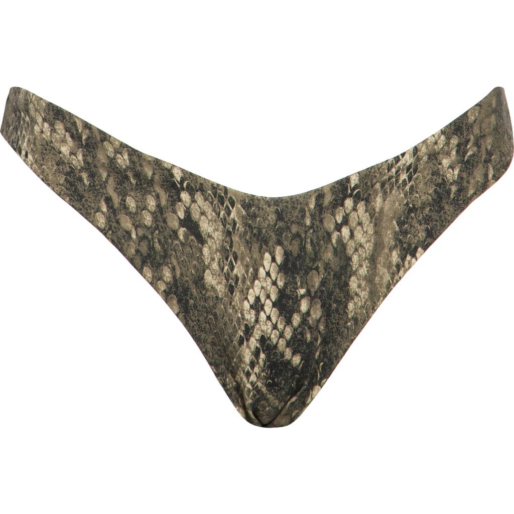 Maaji Splendour Reversible Bikini Bottoms In Gray