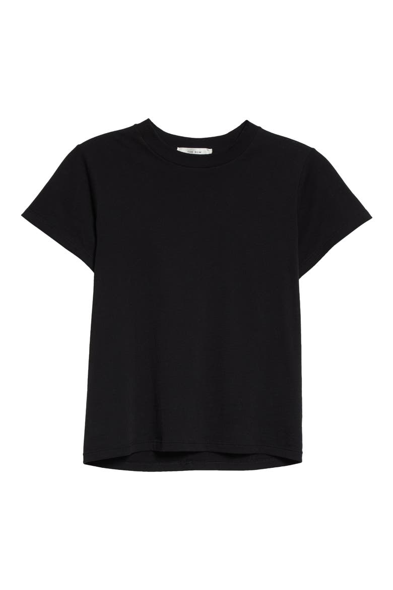 Tommy Cotton T-Shirt, Alternate, color, BLACK