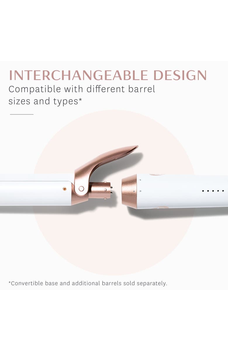 T3 Voluminous Curls 1.5-Inch Interchangeable Clip Barrel Curling Iron, Alternate, color,