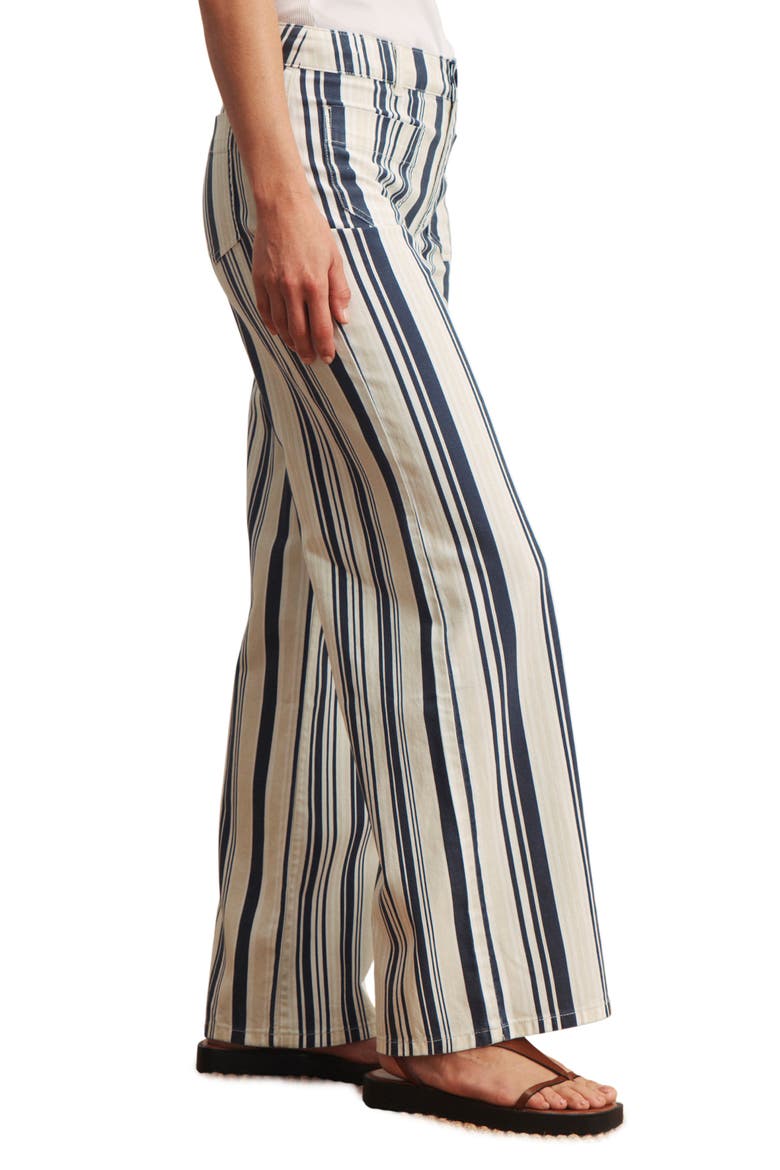 The Marine Stripe Patch Pocket Wide Leg Jeans, Alternate, color, SAIL BLUE STRIPE