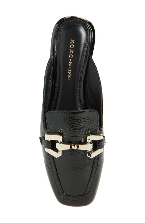 Koko + Palenki Sagee Patent Leather Mule In Black