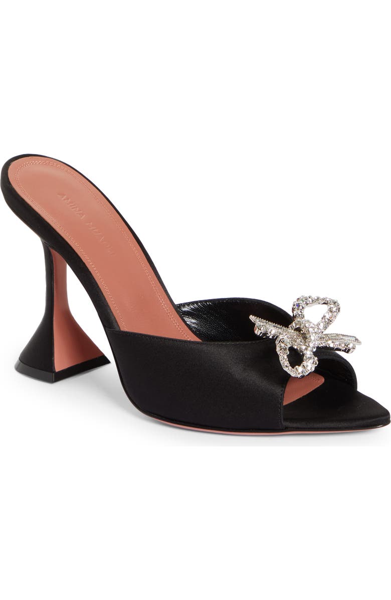 Amina Muaddi Rosie Pointed Toe Slide Sandal, Main, color,