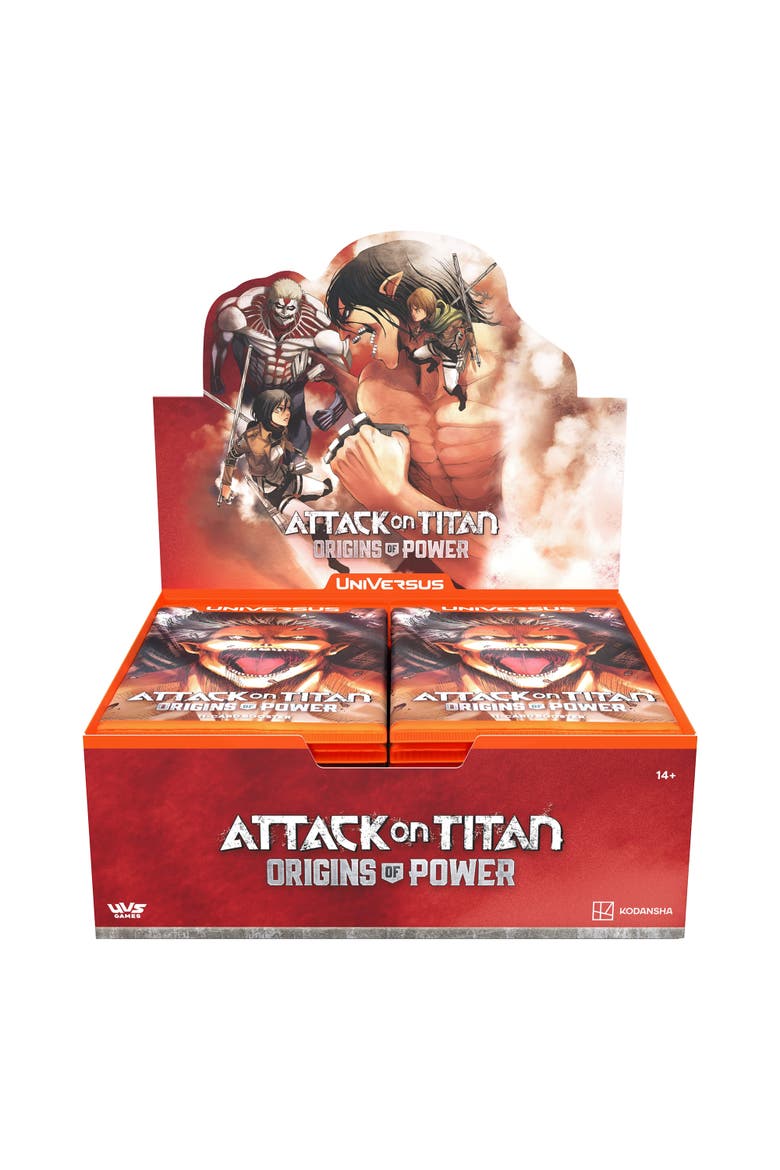 Attack On Titan Origins Of Power Booster Display, Main, color, Multicolored