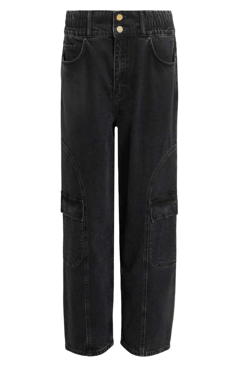 AllSaints Daisy Mae Wide Leg Cargo Jeans, Alternate, color, 