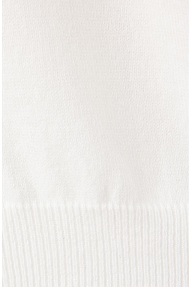 Grommet Detail Boat Neck Sweater, Alternate, color, WHITE