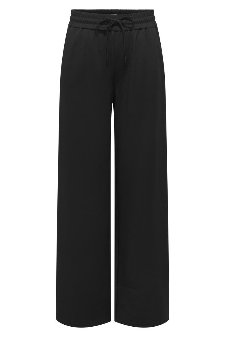 Tadia Extra Wide Leg Pants, Main, color, BLACK