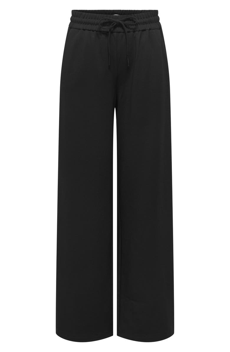 Only Tadia Extra Wide Leg Pants, Main, color, Black