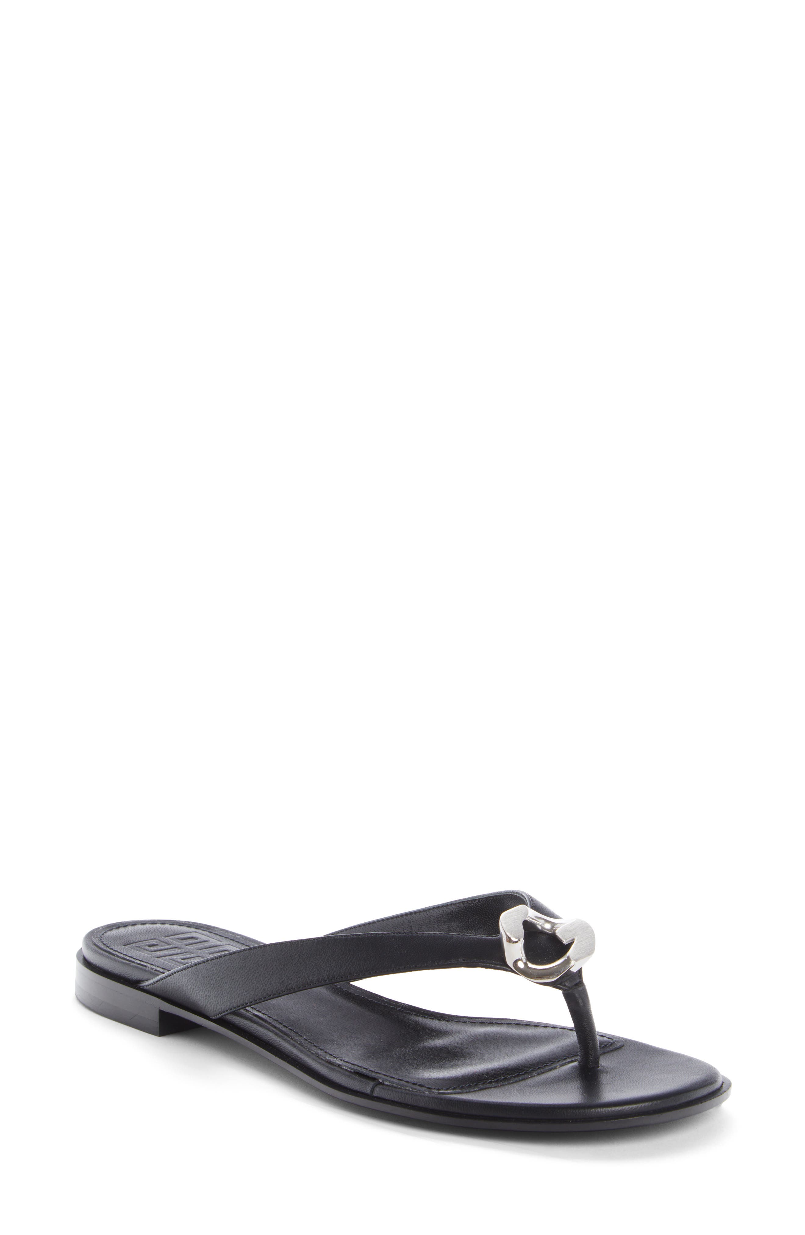 Givenchy G Chain Flip Flop, Main, color, 
