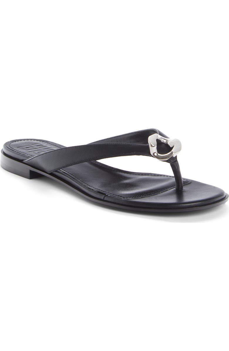 Givenchy G Chain Flip Flop, Main, color,