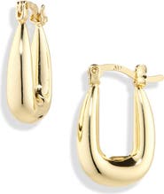 ARGENTO VIVO Square Chunky Hoop Earrings
