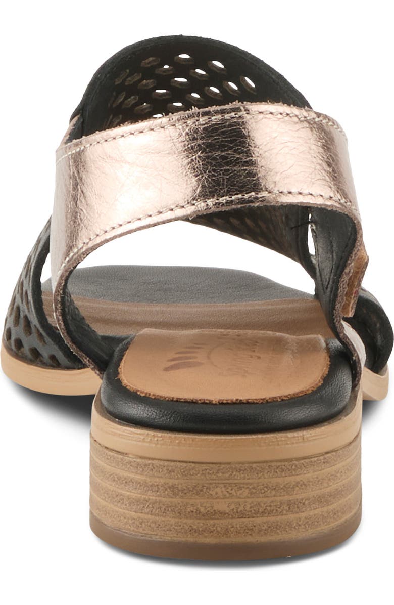 Spring Step Gosset Sandal, Alternate, color, Black Multi